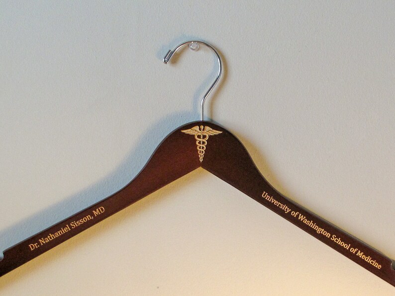 Doctor Coat Hanger 1st White Coat Hanger Medical Student Etsy