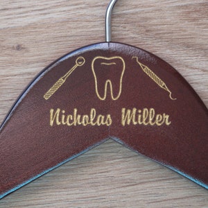 Dental School White Coat Ceremony Gift, Gift for Dental Students, Dentist Hanger, Dental Hygienist Gift, First White Coat, RDH Gift, Dental