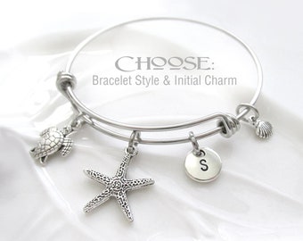 simple jewelry Red and White Starfish Sea Star Stretch Bracelet Sea Themed bracelet Canadian Flag. beachy jewellery Canadian Pride