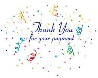 PAYMENT LISTING, Thank You For Your Payment, Balance Payment