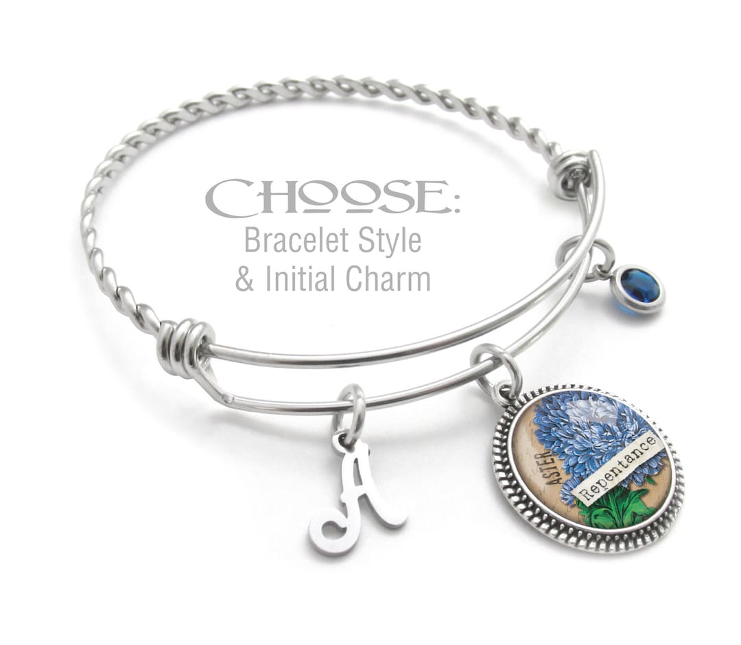 SEPTEMBER CHARM BRACELET Victorian Birth Month Symbolism Etsy