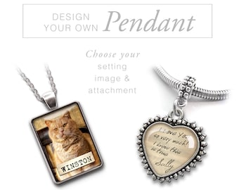 PENDANTS, Jewelry Pendants, Custom Pendants, Design Your Own, Add a Pendant