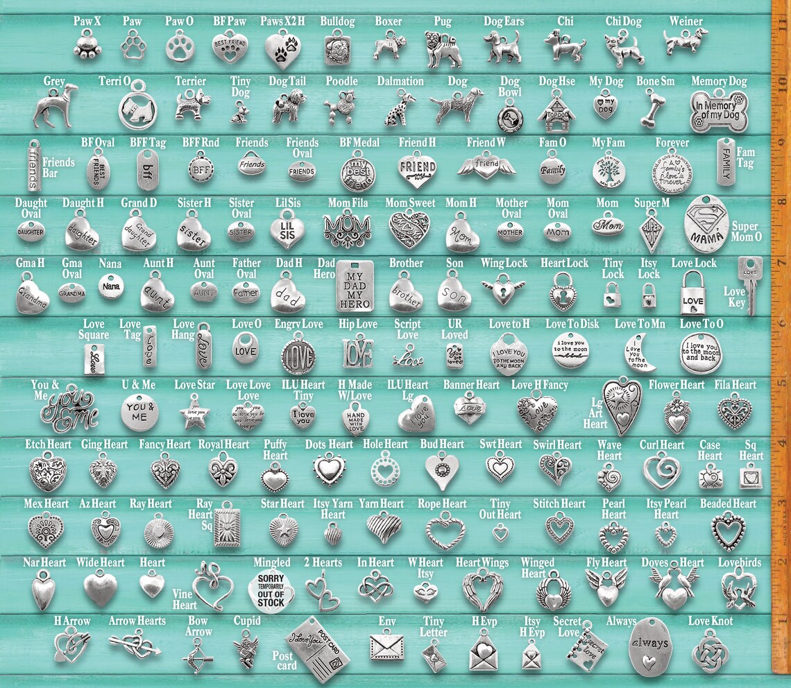 CUSTOM CHARM BRACELET Design Your Own Choose Your Charms Etsy