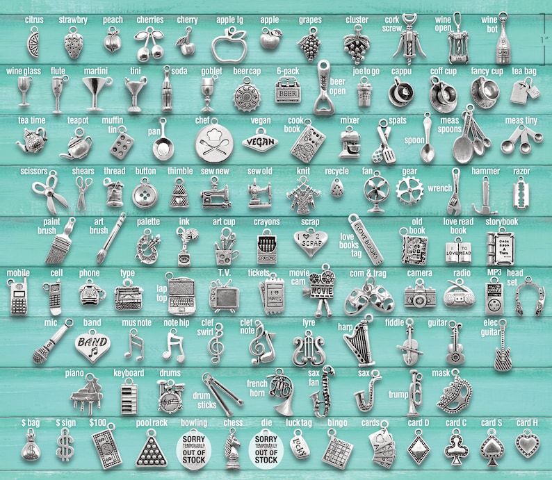 CUSTOM CHARM BRACELET Design Your Own Choose Your Charms Etsy