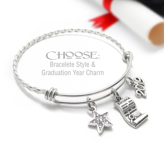Graduation charm bracelet 2020 deals