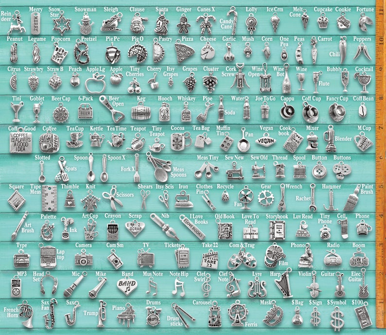 CUSTOM CHARM BRACELET Design Your Own Choose Your Charms Etsy