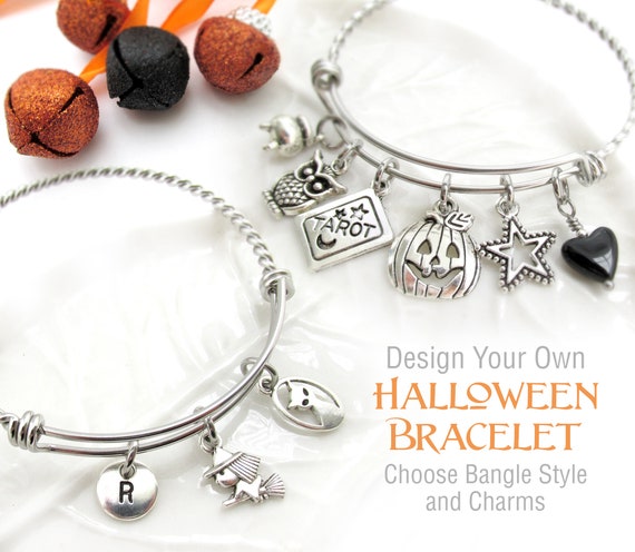 HALLOWEEN Bracelet Design Your Own Halloween Jewelry Gift | Etsy