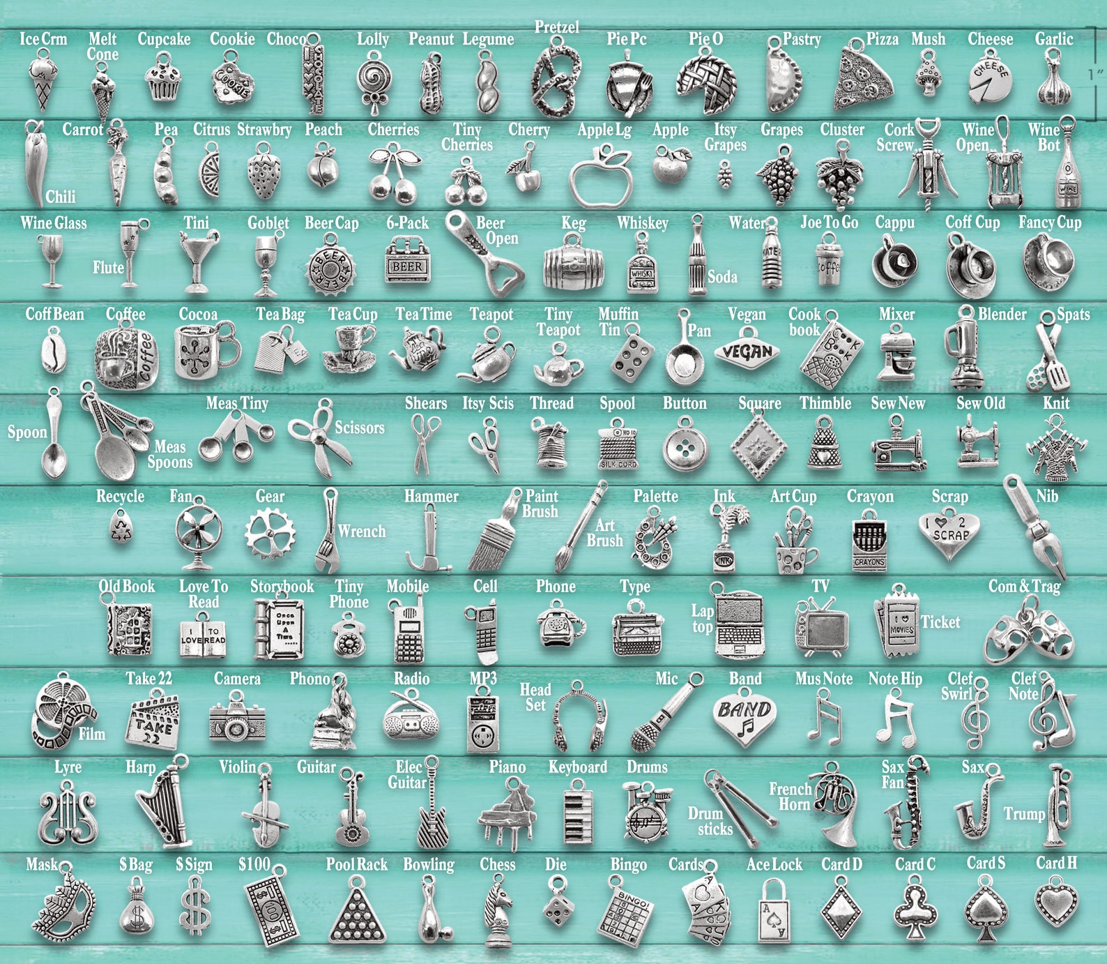 CUSTOM CHARM BRACELET Design Your Own Choose Your Charms Etsy