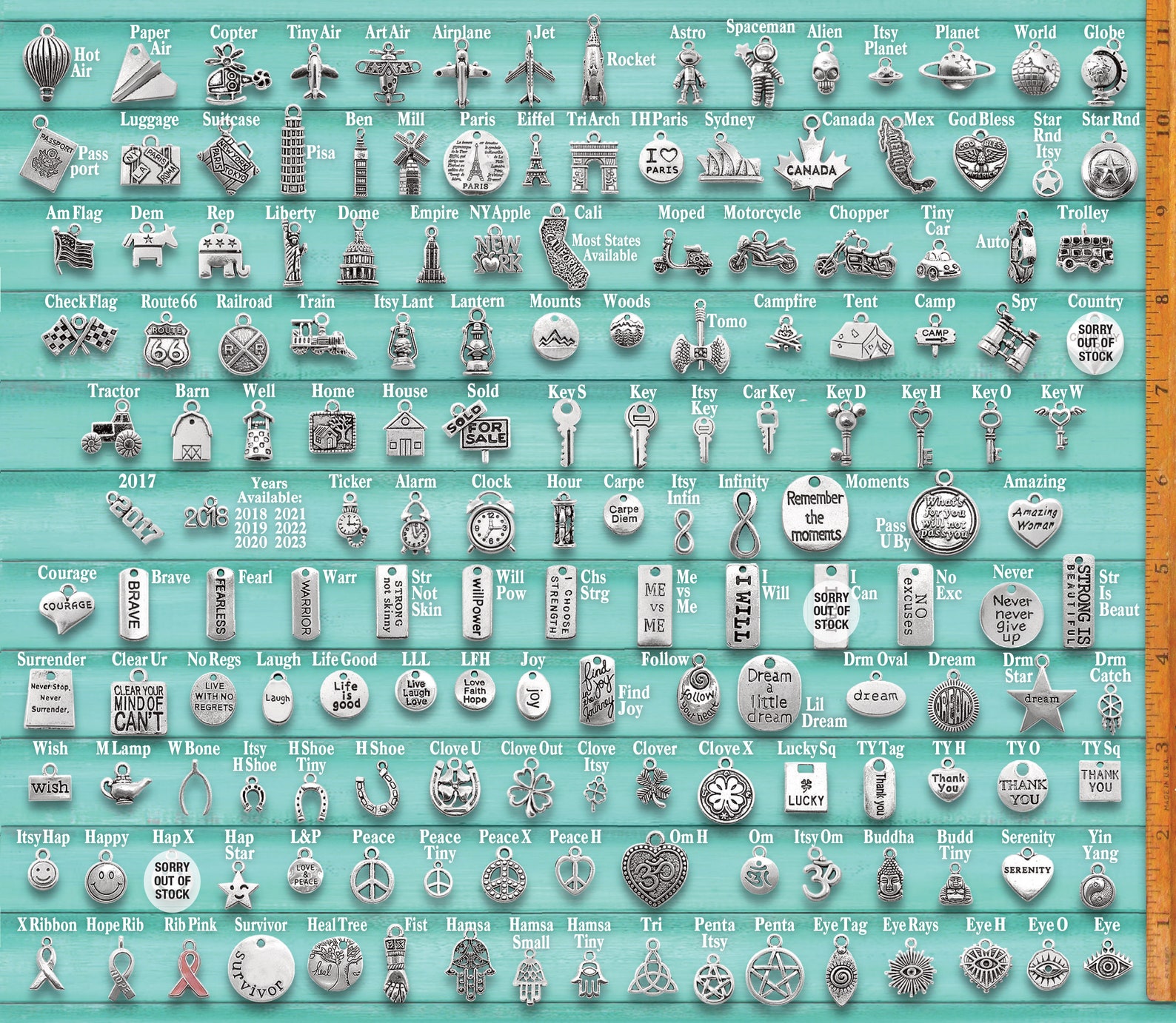 CUSTOM CHARM BRACELET Design Your Own Choose Your Charms Etsy