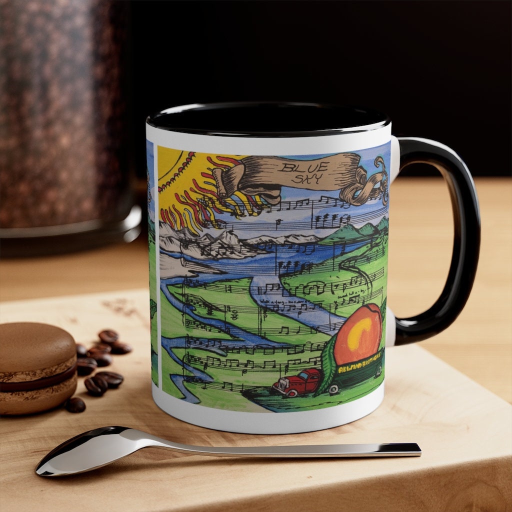 Allman Brothers Band Eat A Peach 11oz Coffee Mug - Etsy