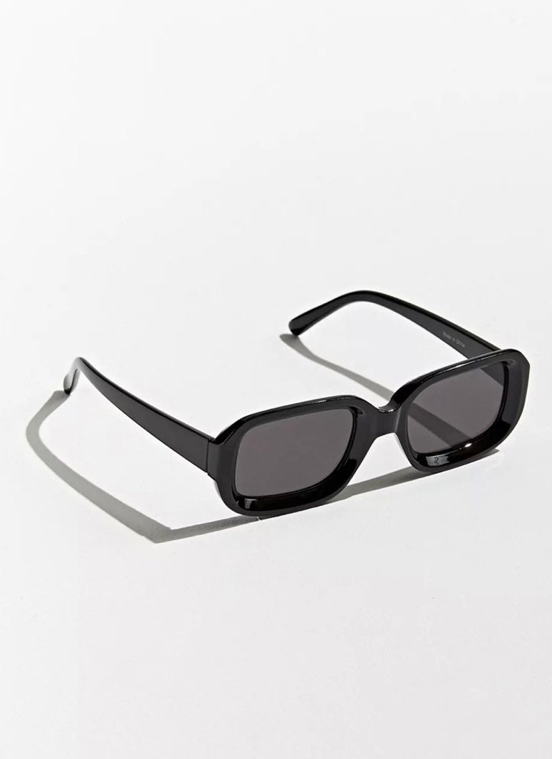 RECTANGLE SUNGLASSES RETRO Sunglasses Brand 90s Sunglasses - Etsy Australia