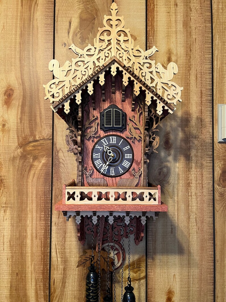 The Woodland Cuckoo Clock Etsy