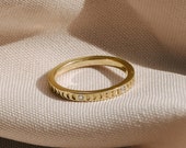 Lunar Moon Phase Ring Gold 925 Silver, 18K Gold Plated Zirconia Stones golden ring