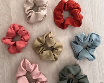 Basic Rope Scrunchie | div. Farben | geripptes Haargummi, verschiedene Farben, einfarbig, mono