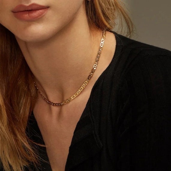 Mariner Long Chain Necklace, 18ct Gold Plated Necklaces