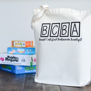 Aba Gift, Bcba, Aba Therapist, Future Bcba, Bcba Exam Woman's Rbt Shopper  Eco Tote Bag! Behavior Analyst, Behavior Analyst Bag, - AliExpress