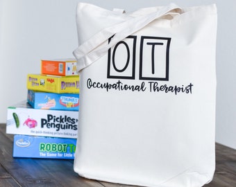 Occupational Therapist Tote // OT Tote Bag // Occupational Therapist gift // Occupational therapy