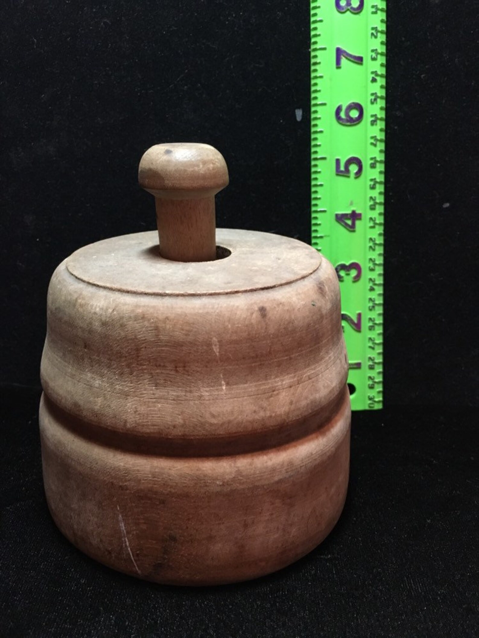 Antique wooden butter mold/ press Etsy