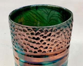 Copper Clay Vase