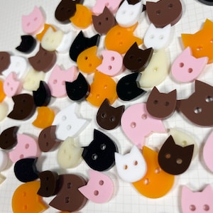 Cat Head Buttons