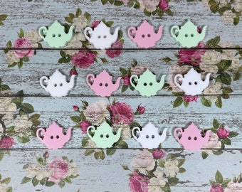 Fancy Teapot Buttons