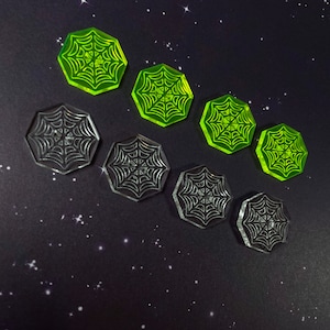 Octogon Spider Web Buttons