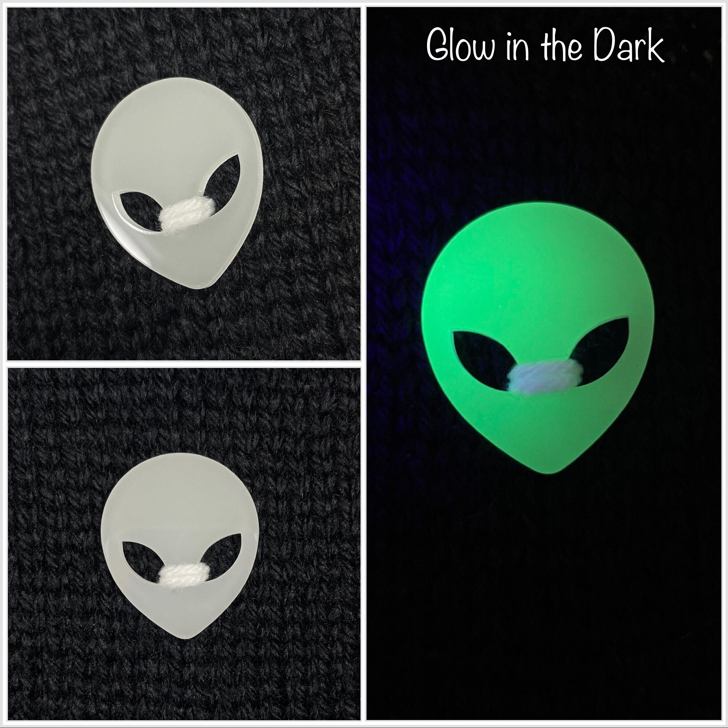 Extra Large Alien Buttons - Etsy