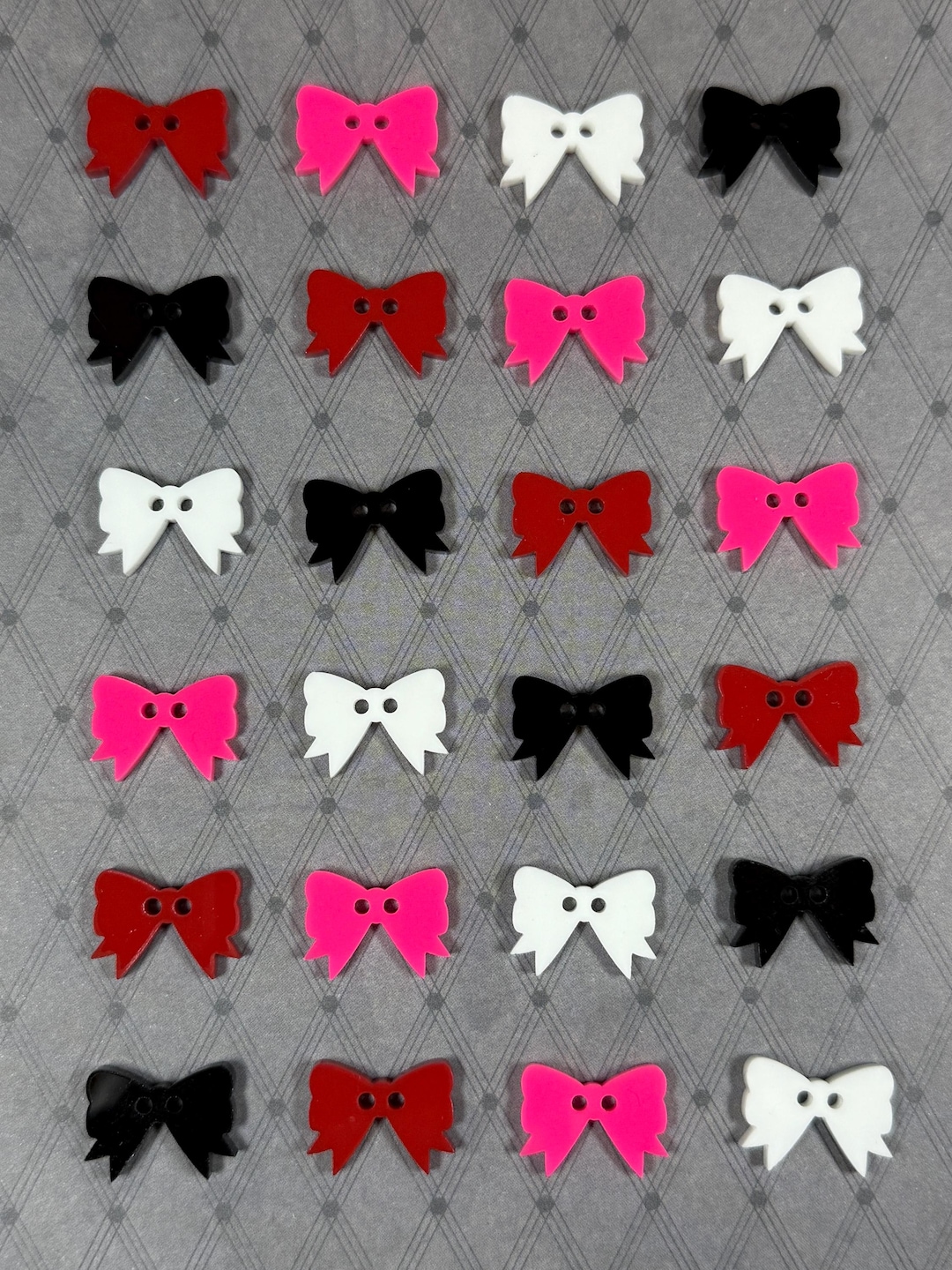Bow Buttons - Etsy
