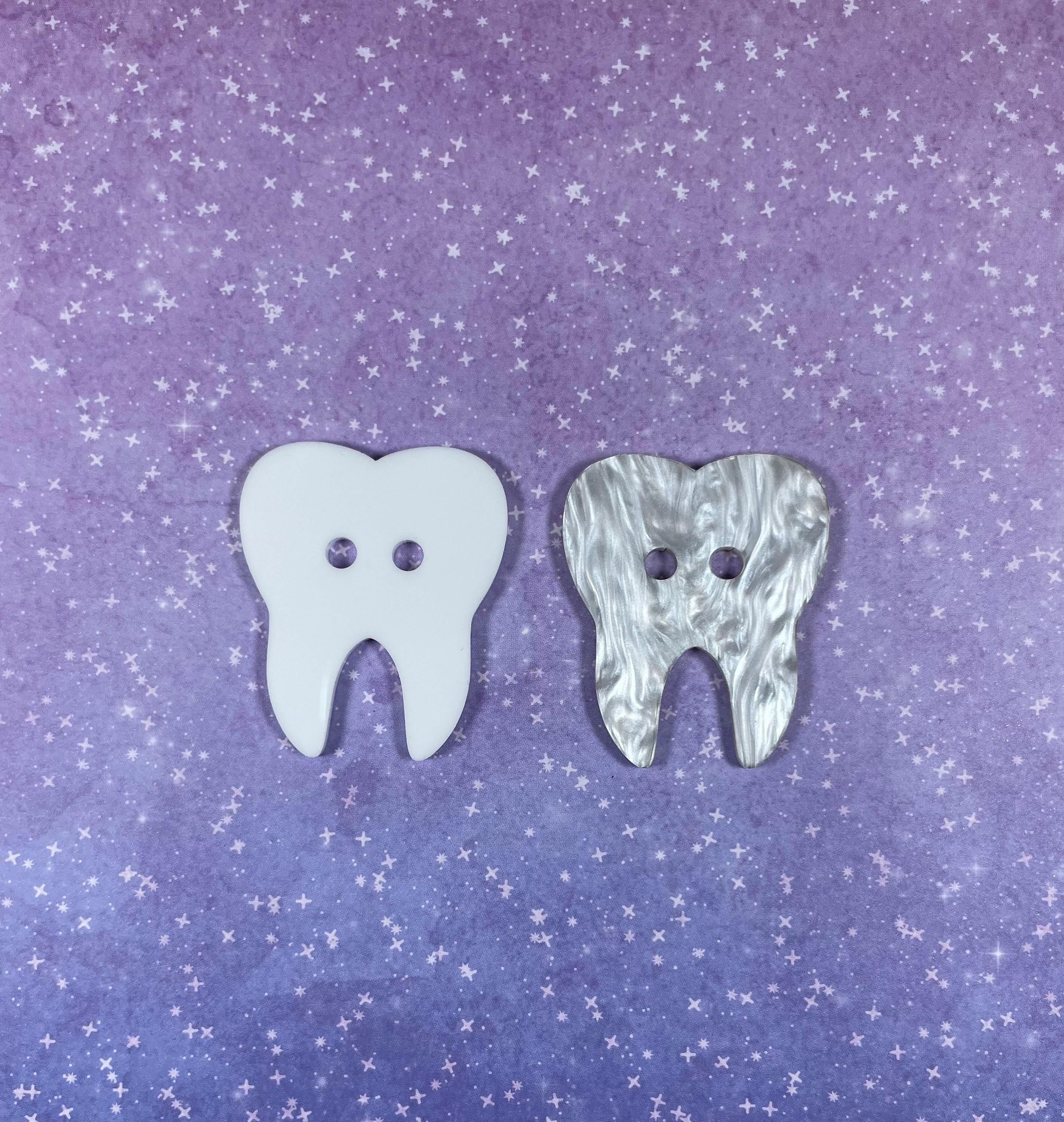 Extra Large Teeth Button - Etsy