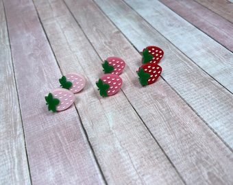 Strawberry Stud Earrings