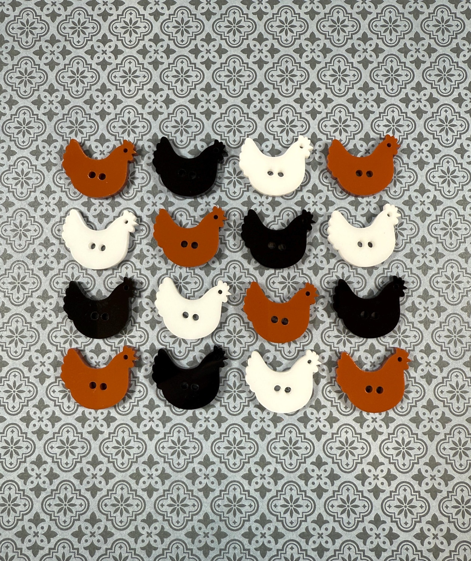 Poultry Buttons Chicken Buttons - Etsy