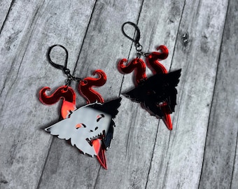 Krampus Earrings