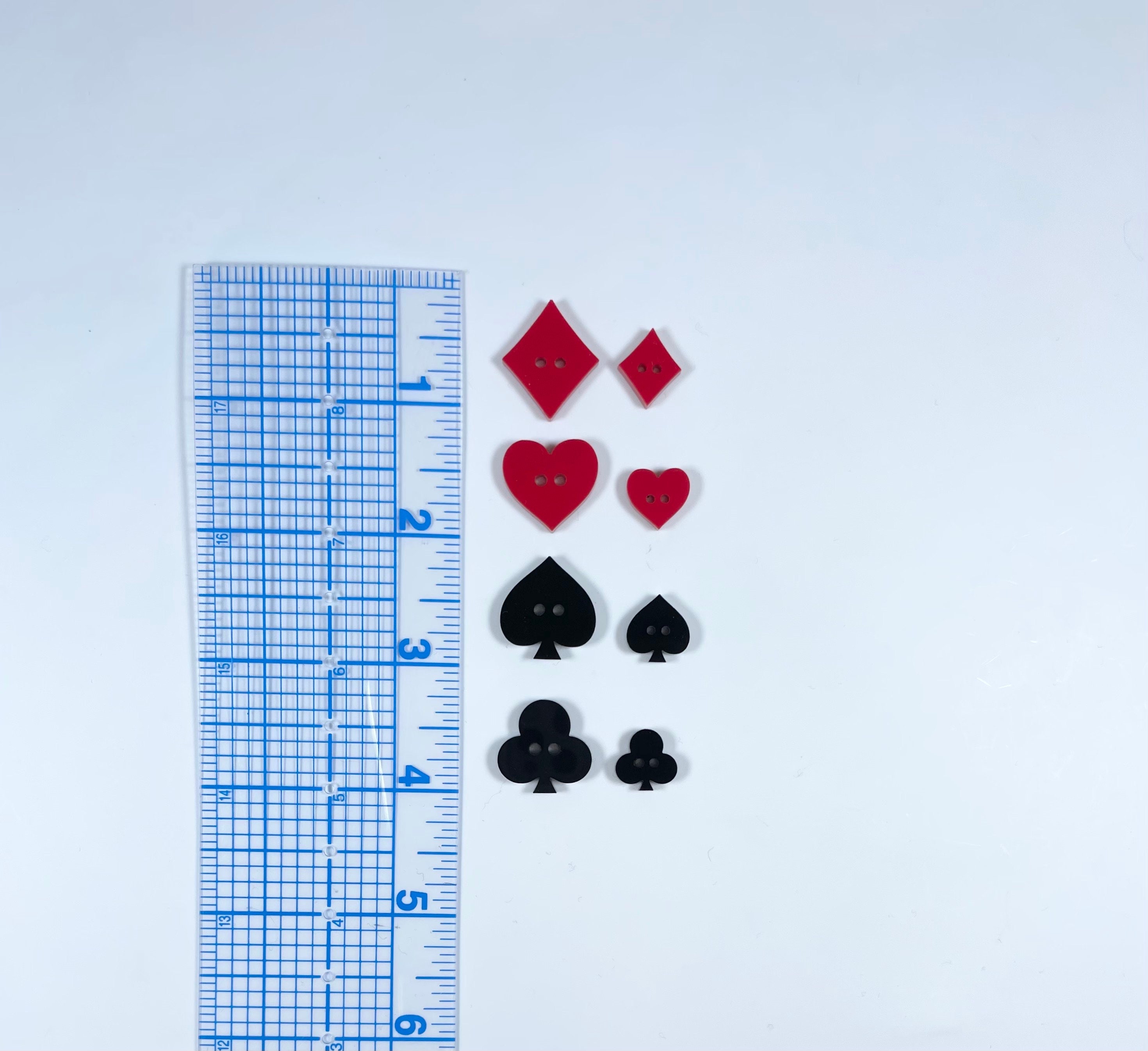 Bluecard Pips Card Pips Button Set - Etsy