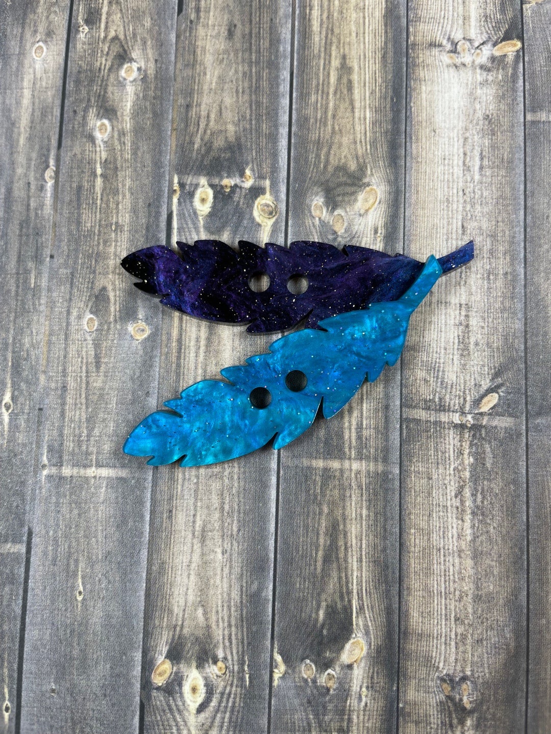 Extra Large Feather Button - Etsy
