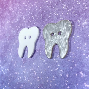 Extra Large Teeth Button