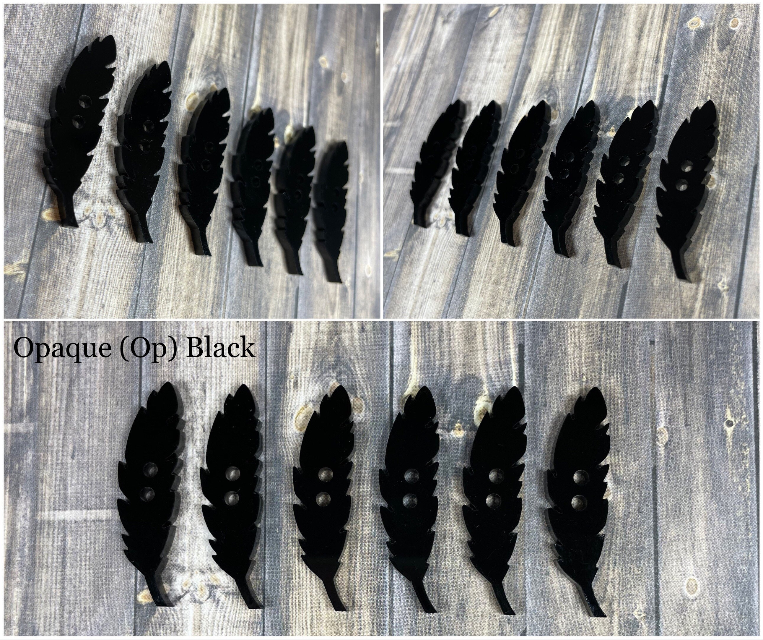 Feather Buttons - Etsy