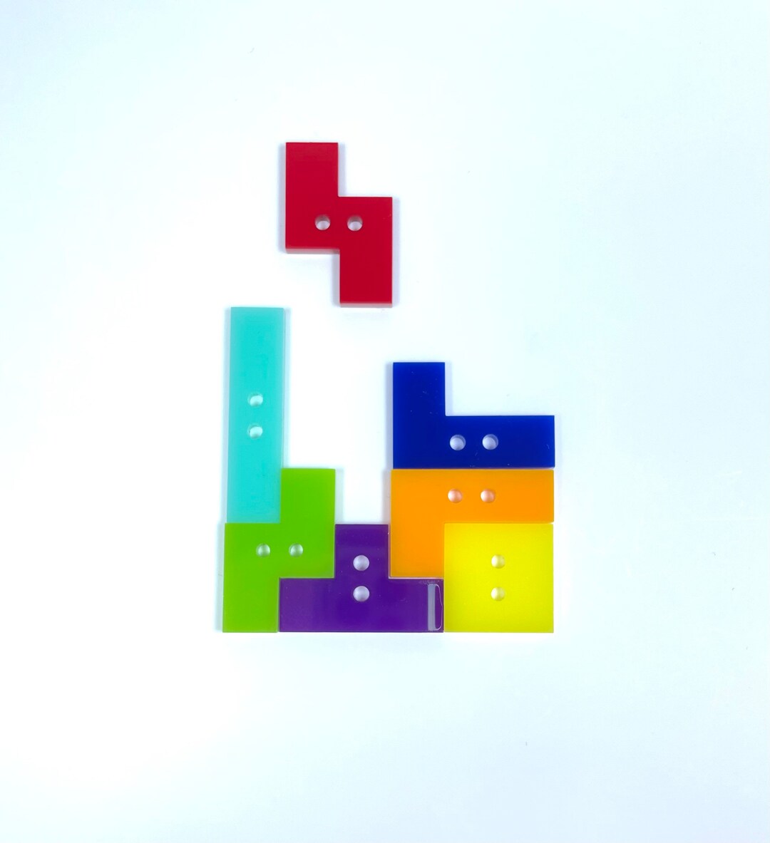 Puzzle Game Inspired Buttons - Etsy