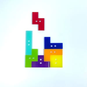 Puzzle Game Inspired Buttons