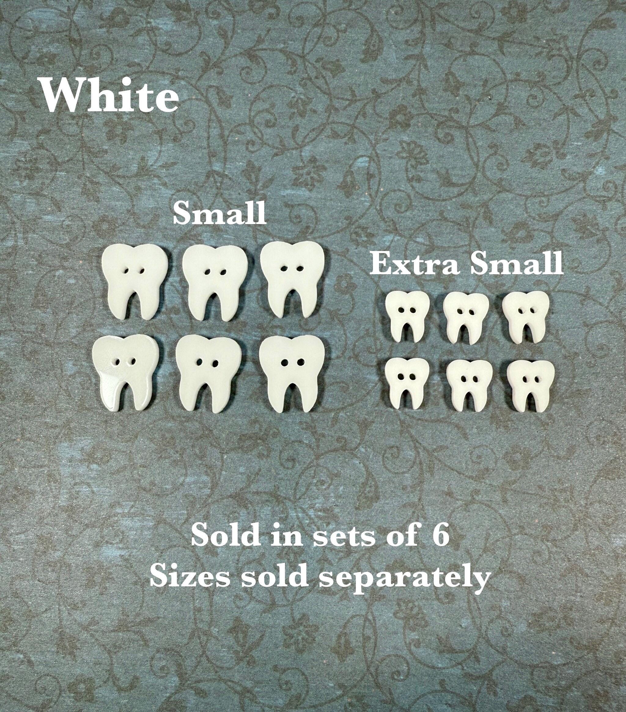 Teeth Buttons - Etsy