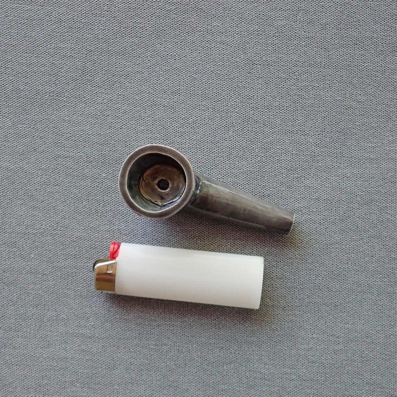 Pipe bowl handmade ceramic ceramic tuxedo hand pipe unique
