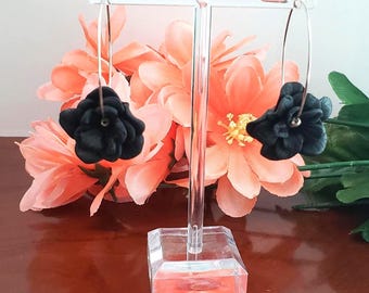 Argolas, Joias Botânicas, Florais, Argila, Brincos