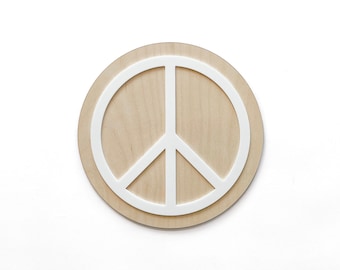 Peace Sign x Kids Nursery Decor x Baby Wall Sign x Toddler Room Decor x Boys Room Decor x Groovy Room Decor