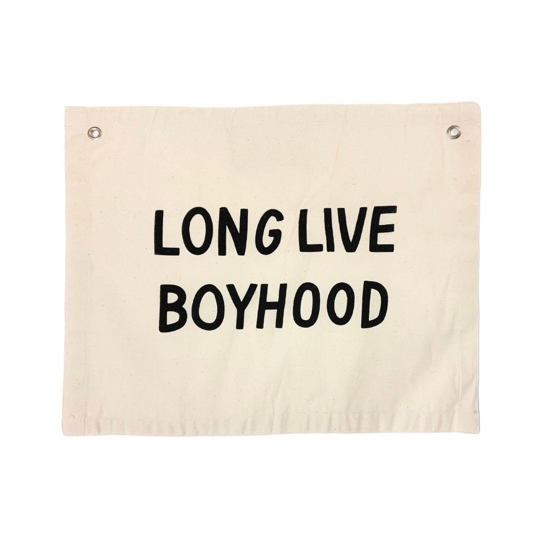 LONG LIVE BOYHOOD x Imani Collective Banner x Kids Room Decor x Kids …
