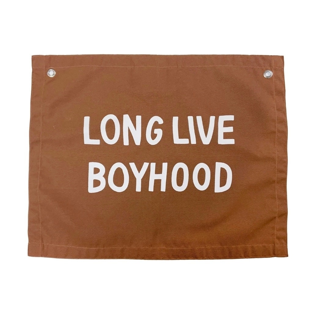 LONG LIVE BOYHOOD x Imani Collective Banner x Kids Room Decor x Kids …