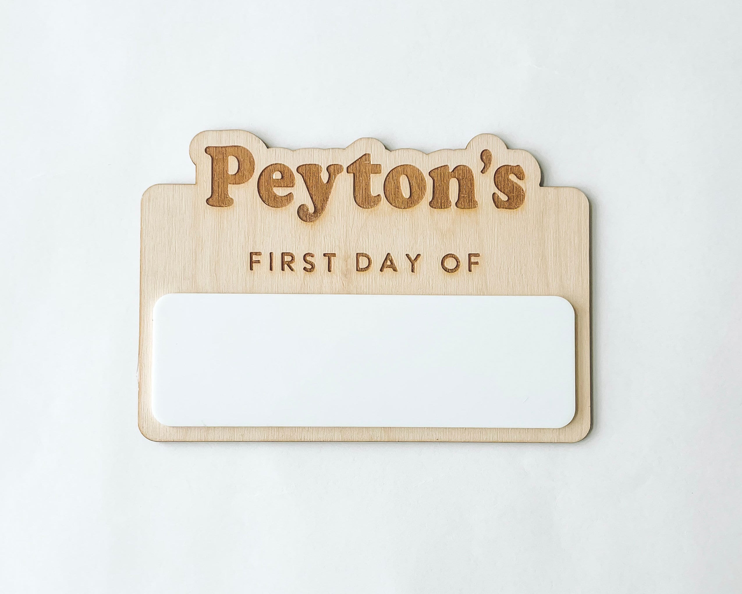 Reusable Sign Board Custom First Day of School Sign, Reusable Dry Erase Board - Etsy