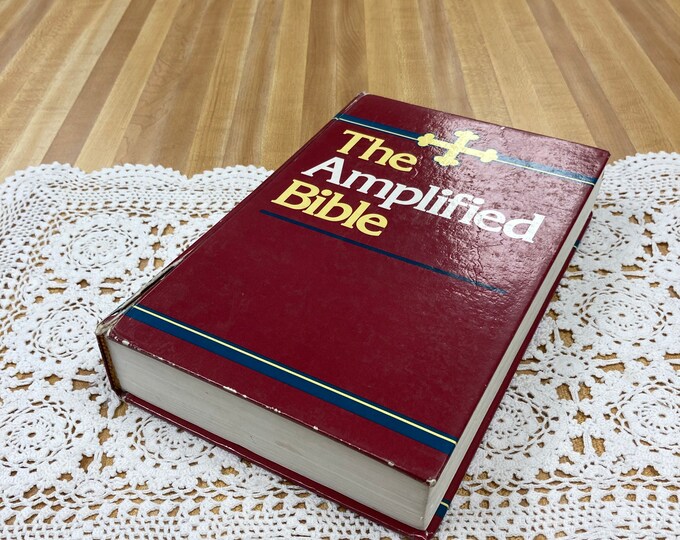 Classic Amplified Bible Large Print 1987 Edition AMPC Etsy