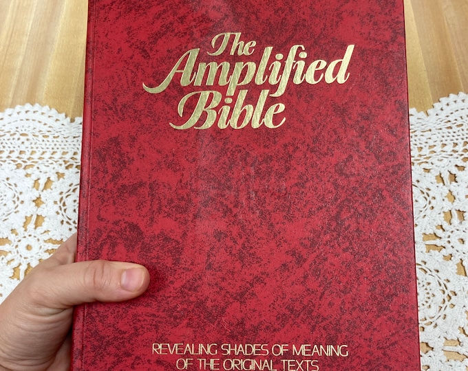 RARE Giant Print AMPC Bible 1965 Edition Classic Amplified Bible Etsy