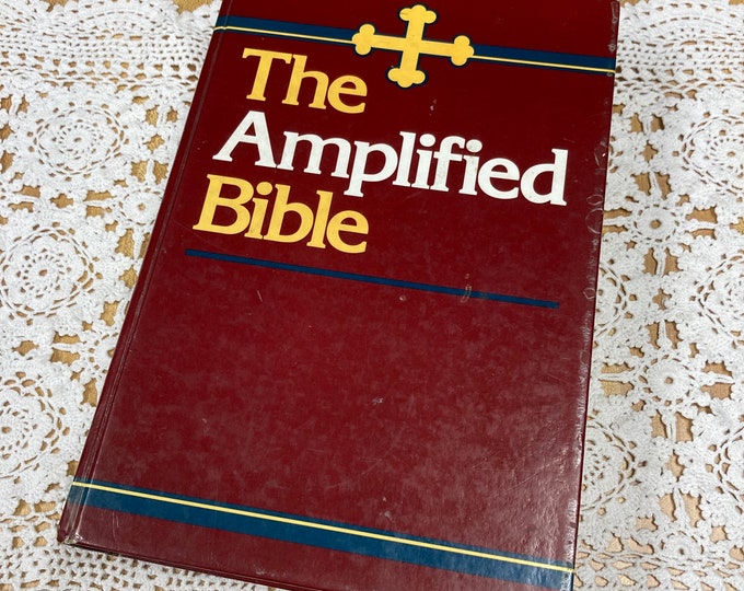 RARE Large Print AMPC Classic Amplified Bible 1987 Etsy