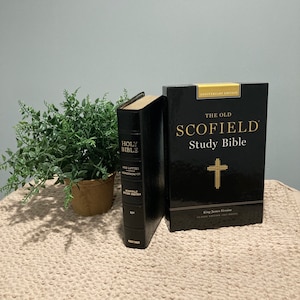 Genuine Leather 1945 edition KJV Old Scofield Study Bible INDEXED - Customize IT!
