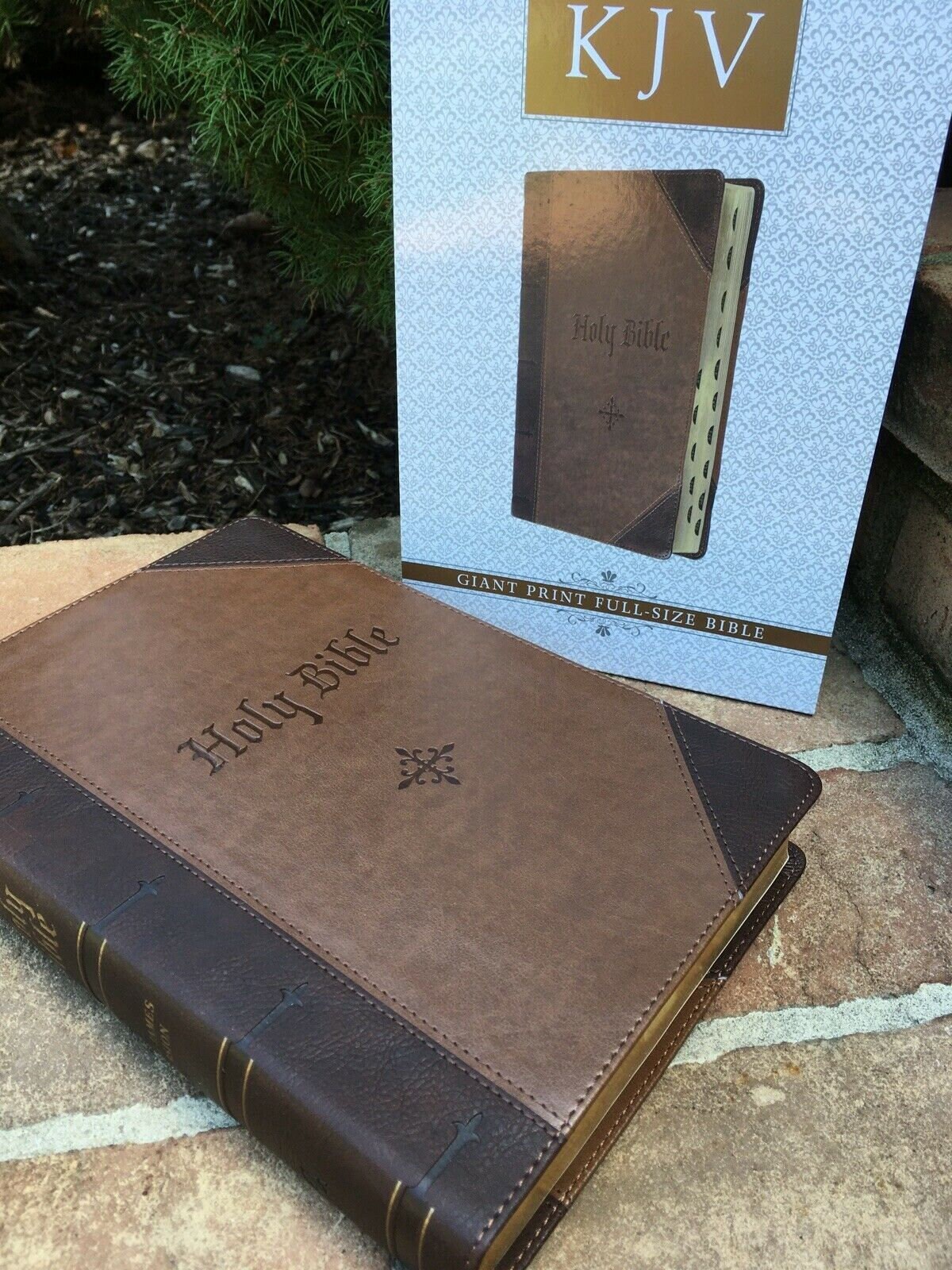 kjv giant large print bible red letter 14 point font etsy canada